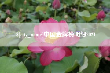 宿迁中国金牌榜明细2021