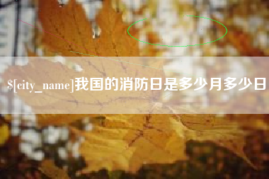 宿迁我国的消防日是多少月多少日