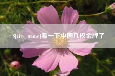 宿迁看一下中国几枚金牌了
