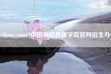 宿迁中国消防救援学院官网招生办