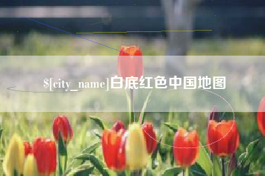 宿迁白底红色中国地图
