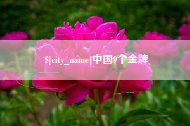 宿迁中国9个金牌