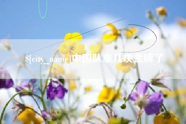 宿迁中国队拿几块金牌了