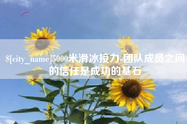 宿迁5000米滑冰接力-团队成员之间的信任是成功的基石