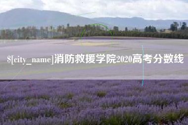 宿迁消防救援学院2020高考分数线