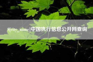 宿迁中国执行信息公开网查询
