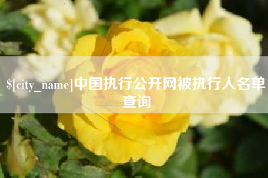 宿迁中国执行公开网被执行人名单查询