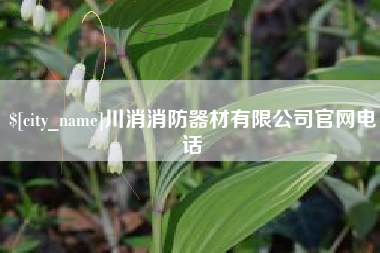 宿迁川消消防器材有限公司官网电话