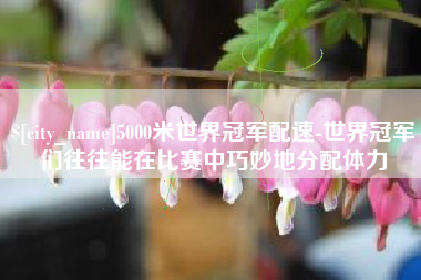 宿迁5000米世界冠军配速-世界冠军们往往能在比赛中巧妙地分配体力