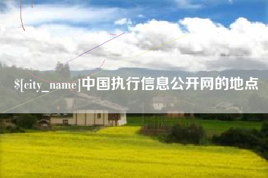 宿迁中国执行信息公开网的地点