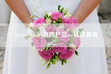 宿迁消防产品ccc认证查询