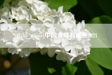 宿迁中国金牌有哪些2021