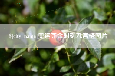 宿迁奥运夺金时刻九宫格图片