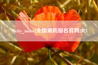 宿迁全国消防报名官网2021